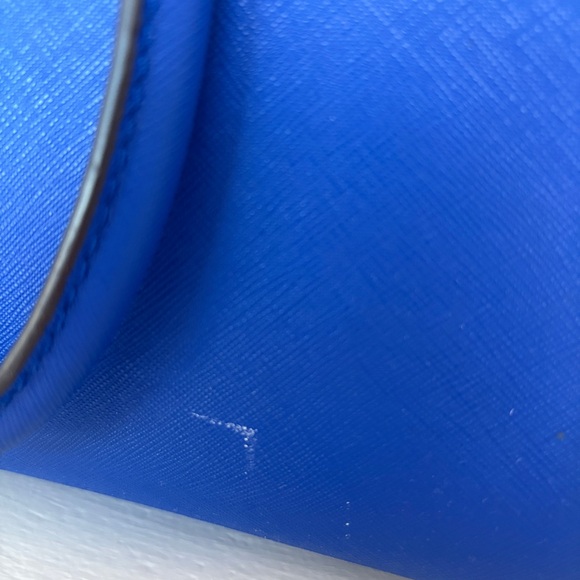 Michael Kors Royal Blue Selma Satchel Purse - Picture 10 of 10